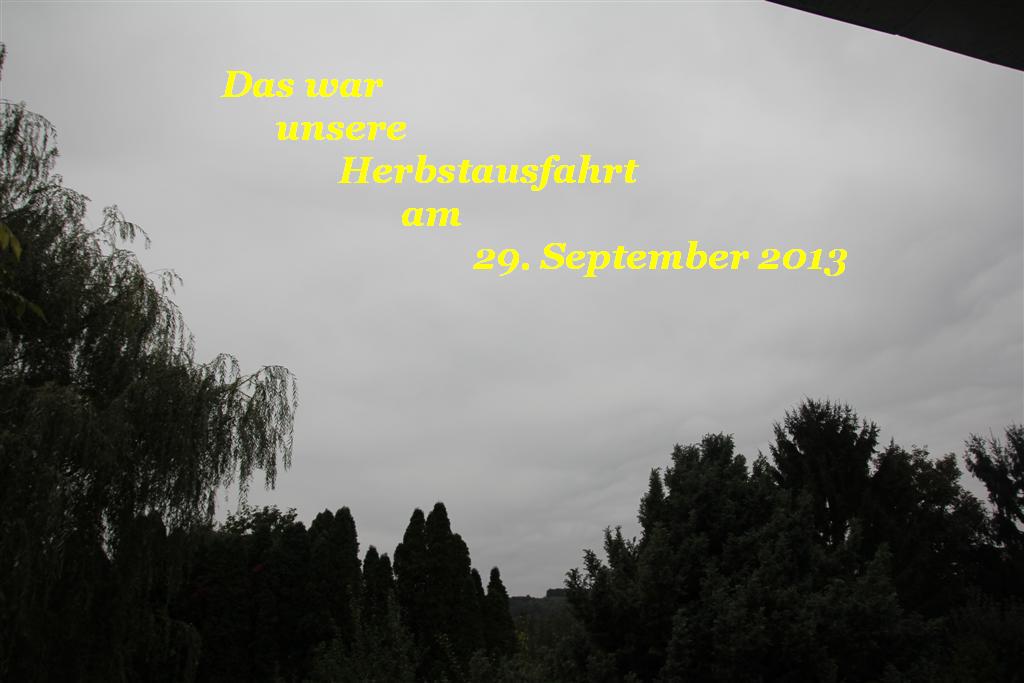 2013-09-29 Herbstausfahrt